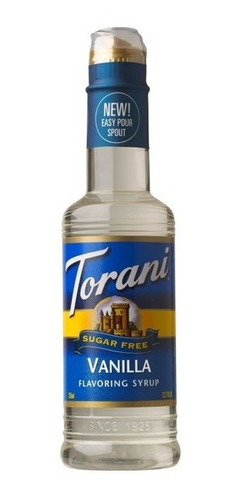 Torani Jarabe Para Cafe Sabor Vainilla Sugar Free 375ml