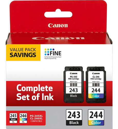Cartucho De Tinta Canon Pg-243 Y Cl-244 2 Unidades