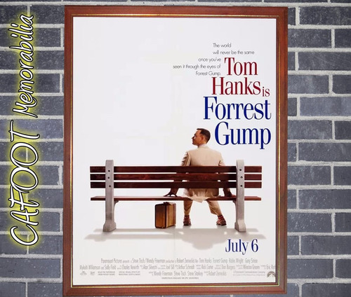 Forrest Gump Tom Hanks Poster Enmarcado