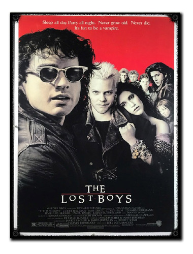 #236 - Cuadro Vintage 30 X 40 - The Lost Boys Cine No Chapa