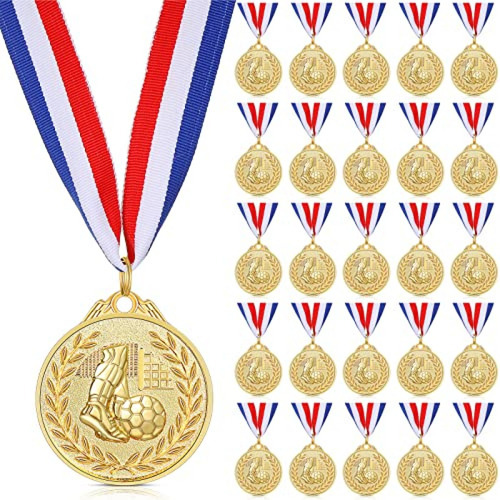 Yinkin Juego De 24 Medallas De Premio De Oro Medallas De Fú