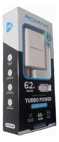 Cargador (carga Rapida) Romax Entrada V8