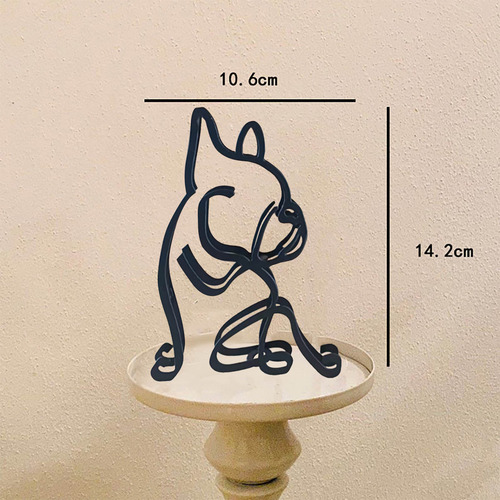 Escultura Artística En Forma De Perro En Forma De F, Línea A