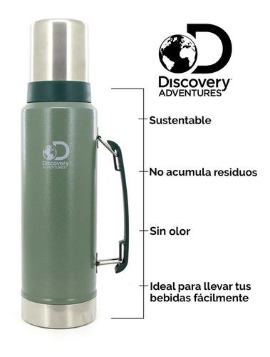 Imagen 6 de 9 de Termo Matero Discovery Acero Inoxidable 1.3 Litros