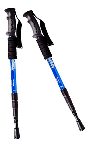 Baston De Trekking Plegable Aluminio 65 A 135cm X 2 Unidades Color