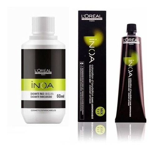 Coloração L'oréal Inoa 7 + Oxidante 60ml 20vol