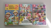 Comprar Mario Maker 2 Mario Kart 8 Mario Smash Bros
