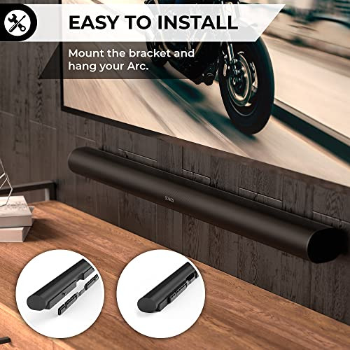 Soporte De Pared Para Sonos Arc Sound Bar (negro)