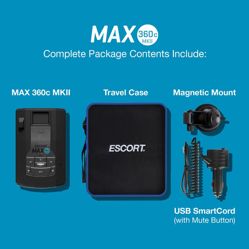 Detector De Radar Láser Escort Max 360c Mkii Wi-fi De Doble