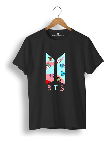 Remera: Bts Logo 02 Memoestampados