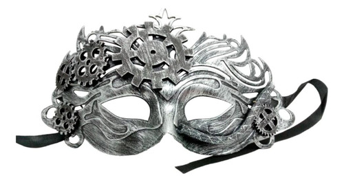 Antifaz Steampunk Vintage Tuerca Disfraz Halloween Mascara