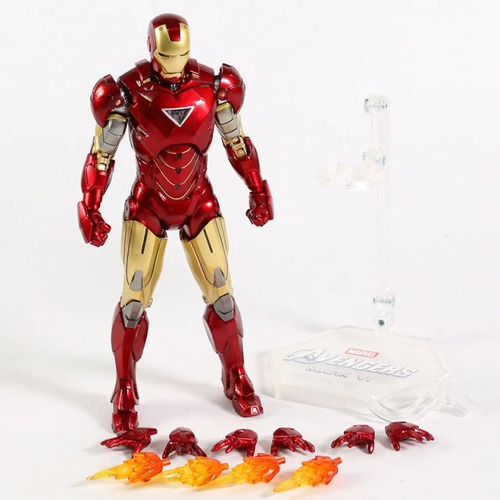 Boneco Iron Man Vingadores Avenger Original Zd Toys Mark Vi