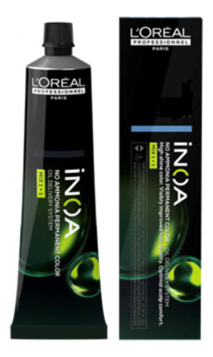 Tinte Inoa Loreal Sin Amoniaco 60gr 6.1 Paquete 2 Piezas 6.1