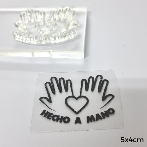 Sello De Silicona Hecho A Mano Manitos