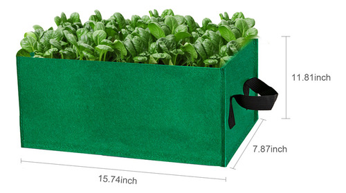 K Maceta Rec Garden Grow Bags For Verduras Y Hierbas