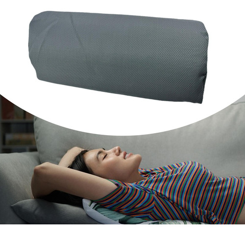 Cojín De Almohada De La Cabeza Reclinable Cachón Gris