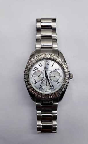Relógio Pulso Anahickmann Ah30086 Prata Multifunção Feminino