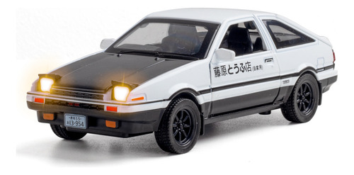 1:32 Con Luces Y Sonido Toyota Ae86 Miniatura Model Metal