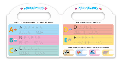 Abecedario Pizarra Magica Escribe Borra Didactico Mayuscula