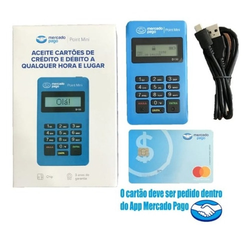 Imagem 2 de 10 de Maquineta Point Mini - A Máquina De Cartão Do Mercado Pago