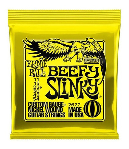 Encordoamento Guitarra 011 054 Ernie Ball Beefy Slinky P2627