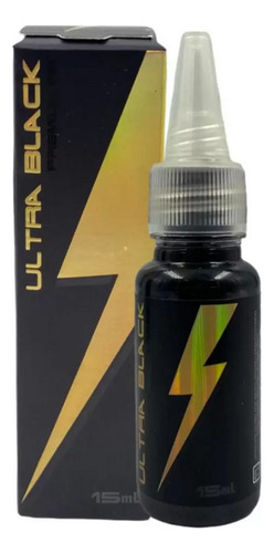 Easy Glow 15ml Tattoo Electric Ink - A Tinta Cor Ultra Liner Black