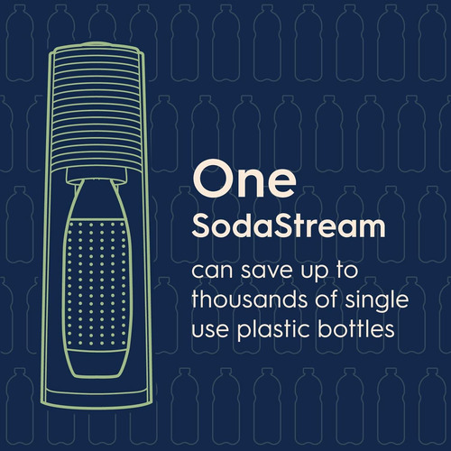 Fabricador De Agua Espumosa Sodastream Terra Negro + 3 Co2