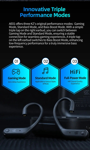Módulo Bluetooth Kz Ae01 Con Gancho Para Orejas Qdc/s/c