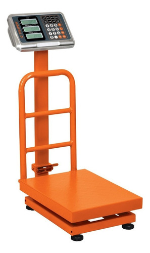 Báscula Electrónica Plataforma 100kg Plegable Truper 15729 Color Naranja 110V