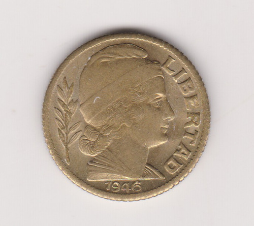 Moneda Argentina 10 Ctvs Año 1946 Janson 209 Excelente +