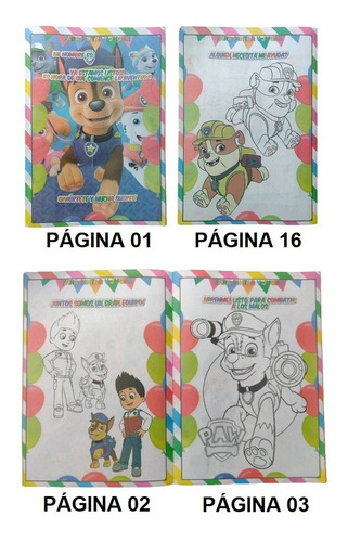 Imagen 6 de 9 de 15 Libros P/ Colorear Leer Y Jugar 16 Páginas Con Stickers