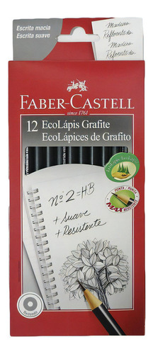 Lápiz Grafito Faber Castell N°2-hb