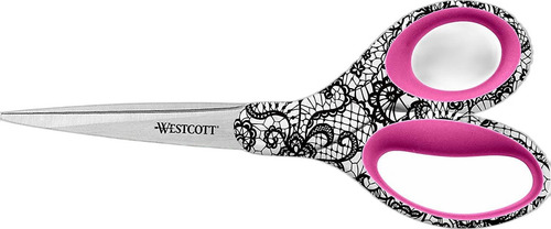 Westcott Trendsetter Straight Lace Pattern Scissor 8 16660