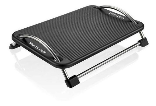 Imagem 2 de 3 de Descanso Multilaser De Pês Ergonômico Reclinável Preto-ac059