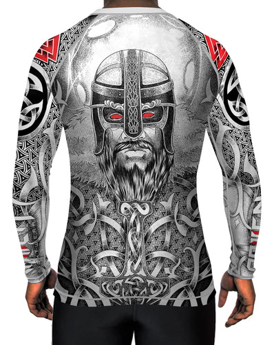 Raven Fightwear Norseman Mma Bjj Rash Guard Para Hombre, Col