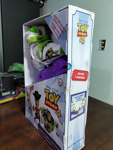 Patines En Línea Ajustables Toy Story 4 Buzz Lightyear (Usado)