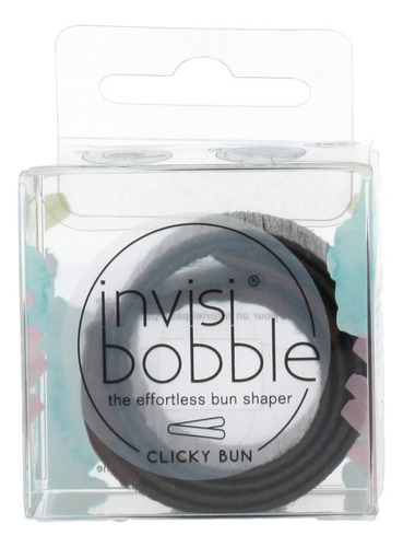 Hair Bun Maker Invisibobble Clicky Bun Pretzel Brown