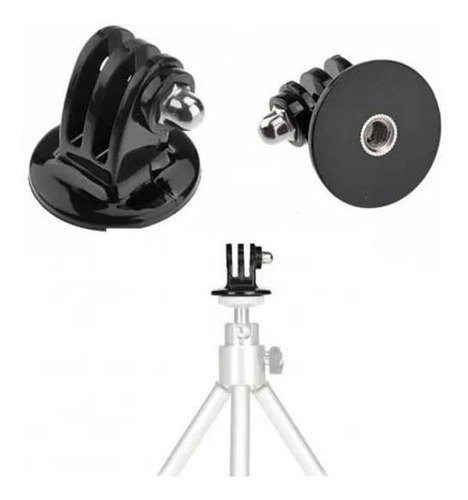 Imagen 3 de 4 de Adaptador Trípode Rosca Montaje Para Gopro + Tornillo Largo