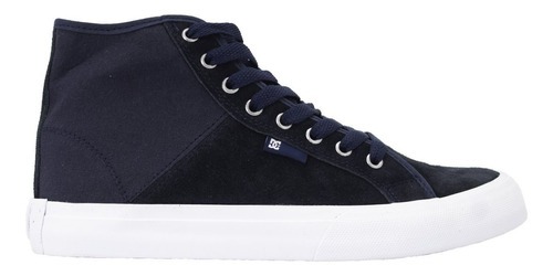 Zapatillas Dc Shoes Modelo Manual Hi Azul Oscuro Exclusiva