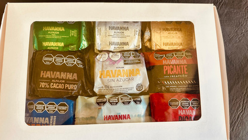 Caja 18 Alfajores Havanna Degustacion Premium Surtidos
