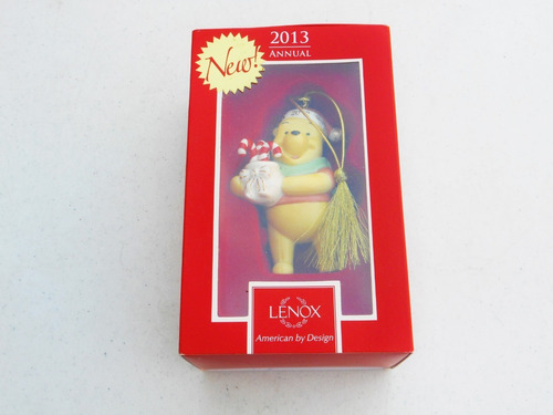 Figura Adorno Navideño De Winnie Pooh Lenox 2013