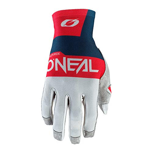 Guantes O'neal Airwear Unisex (gris/azul/rojo, Talla 8)