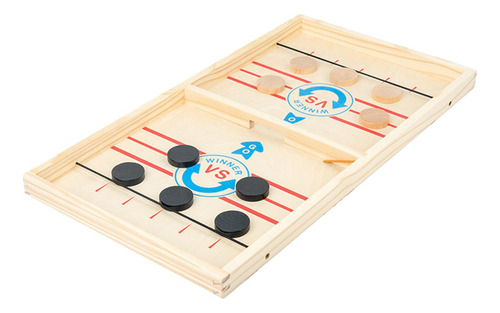 Juego De Disco Rápido De Madera, Juguete De 56x30x2,7cm