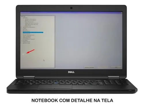 Notebook Dell Precision 3520 Core I7 7ªg 8gb M2 256 15.6