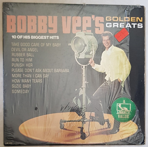 Bobby Vee's Golden Greats - 10 Of His Biggest Hits