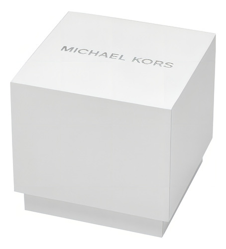 Reloj Michael Kors Pyper Cuero Original Mujer E-watch Color de la correa Crema Color del bisel Dorado