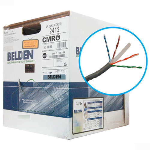 Cable Utp 305m Cat6+ Belden 2412 008a1000 Gris