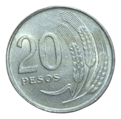 Pack 20 Moneda De 20 Pesos (trigo) 1970