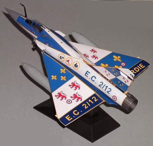 Aviao Caça Mirage 2000c Picardie França Militar Jato