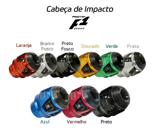 Kit Slider F1 Procton Racing Kawasaki Z900 Z 900 - 12 Pçs